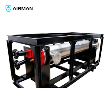 Trocador de calor de vapor para água de casco e tubo